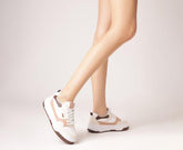 Tênis Emma Branco E Marrom C 30533 0001 0010 Anacapri